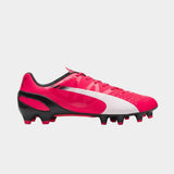 PUMA Evospeed 1.3 FG Firm Ground Soccer Cleats - Bright Plasma/White/Peacoat - Best Buy Soccer