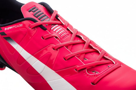 PUMA Evospeed 1.3 FG Firm Ground Soccer Cleats - Bright Plasma/White/Peacoat - Best Buy Soccer