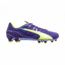 PUMA Evospeed 1.3 FG Firm Ground Soccer Cleats - Prism Violet/Fluro Yellow/Scuba Blue - Best Buy Soccer