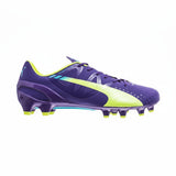 PUMA Evospeed 1.3 FG Firm Ground Soccer Cleats - Prism Violet/Fluro Yellow/Scuba Blue - Best Buy Soccer