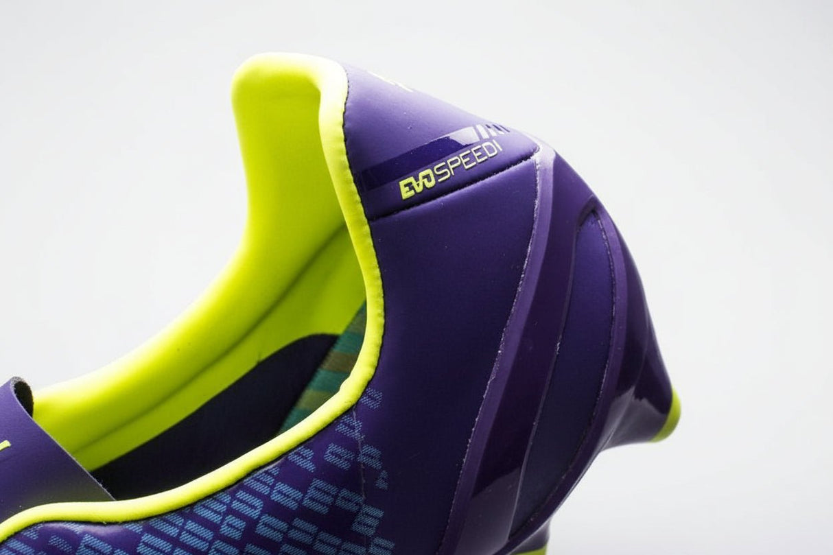 PUMA Evospeed 1.3 FG Firm Ground Soccer Cleats - Prism Violet/Fluro Yellow/Scuba Blue - Best Buy Soccer
