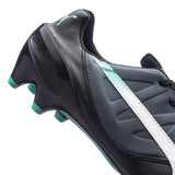 PUMA evoSPEED 1.3 Leather FG Firm Ground Soccer Cleats Black/White/Pool Green - Best Buy Soccer