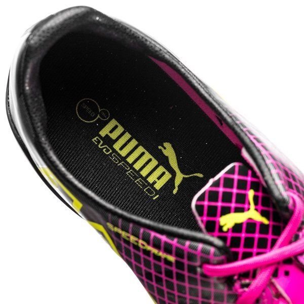 PUMA Evospeed 1.5 Tricks FG Firm Ground Soccer Cleats Pink Glo/Safety Yellow - Best Buy Soccer