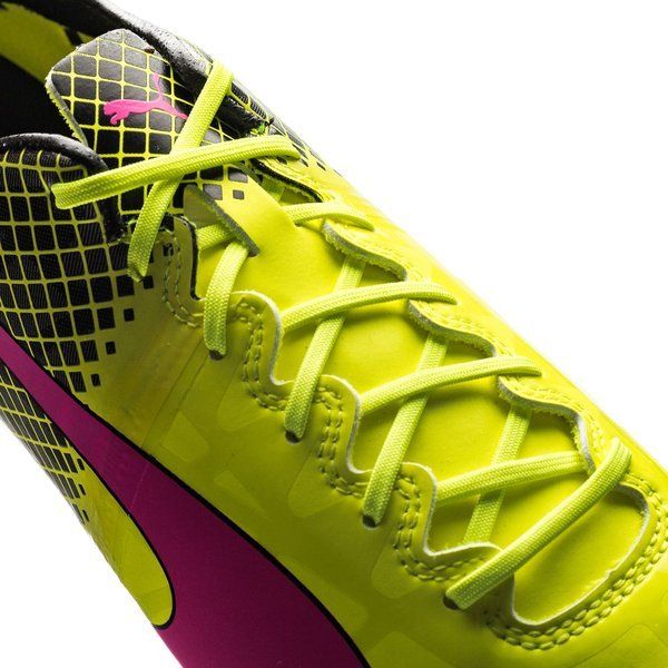 PUMA Evospeed 1.5 Tricks FG Firm Ground Soccer Cleats Pink Glo/Safety Yellow - Best Buy Soccer