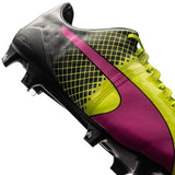 PUMA Evospeed 1.5 Tricks FG Firm Ground Soccer Cleats Pink Glo/Safety Yellow - Best Buy Soccer