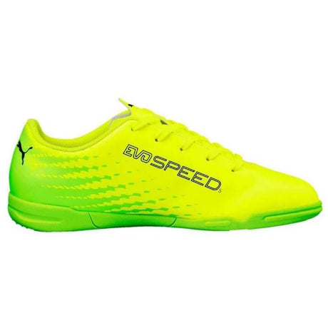 PUMA Evospeed 17.4 IT Indoor Boots Green/Yellow - Best Buy Soccer