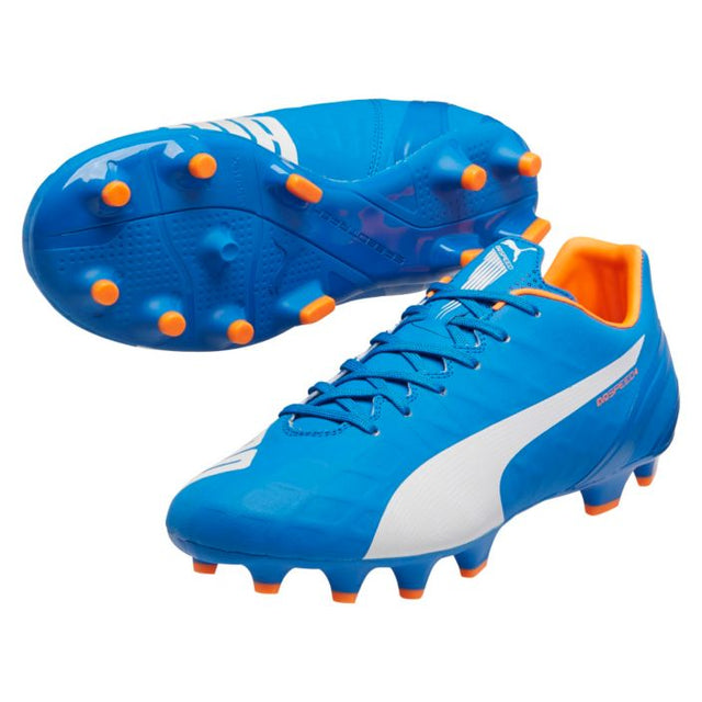 PUMA Evospeed 4.4 FG Blue/White/O - Best Buy Soccer