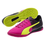 PUMA Evospeed 4.5 Tricks IT Indoor Football Boots Pink Glo/Safety Yellow - Best Buy Soccer