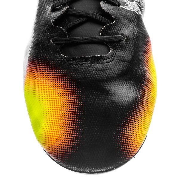 PUMA Evospeed SL II Graphic FG Firm Ground Soccer Cleats - Black/White/Safety Yellow/Orange - Best Buy Soccer