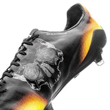 PUMA Evospeed SL II Graphic FG Firm Ground Soccer Cleats - Black/White/Safety Yellow/Orange - Best Buy Soccer