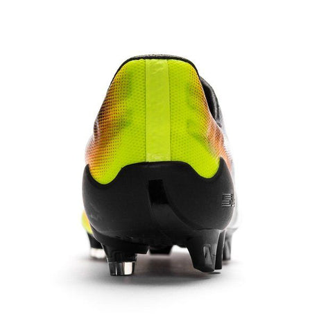 PUMA Evospeed SL II Graphic FG Firm Ground Soccer Cleats - Black/White/Safety Yellow/Orange - Best Buy Soccer