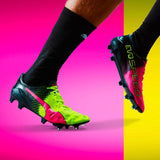 PUMA EvoSPEED SL II Tricks FG Firm Ground Soccer Cleats Pink Glo/Safety Yellow - Best Buy Soccer