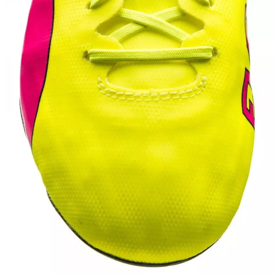 PUMA EvoSPEED SL II Tricks FG Firm Ground Soccer Cleats Pink Glo/Safety Yellow - Best Buy Soccer