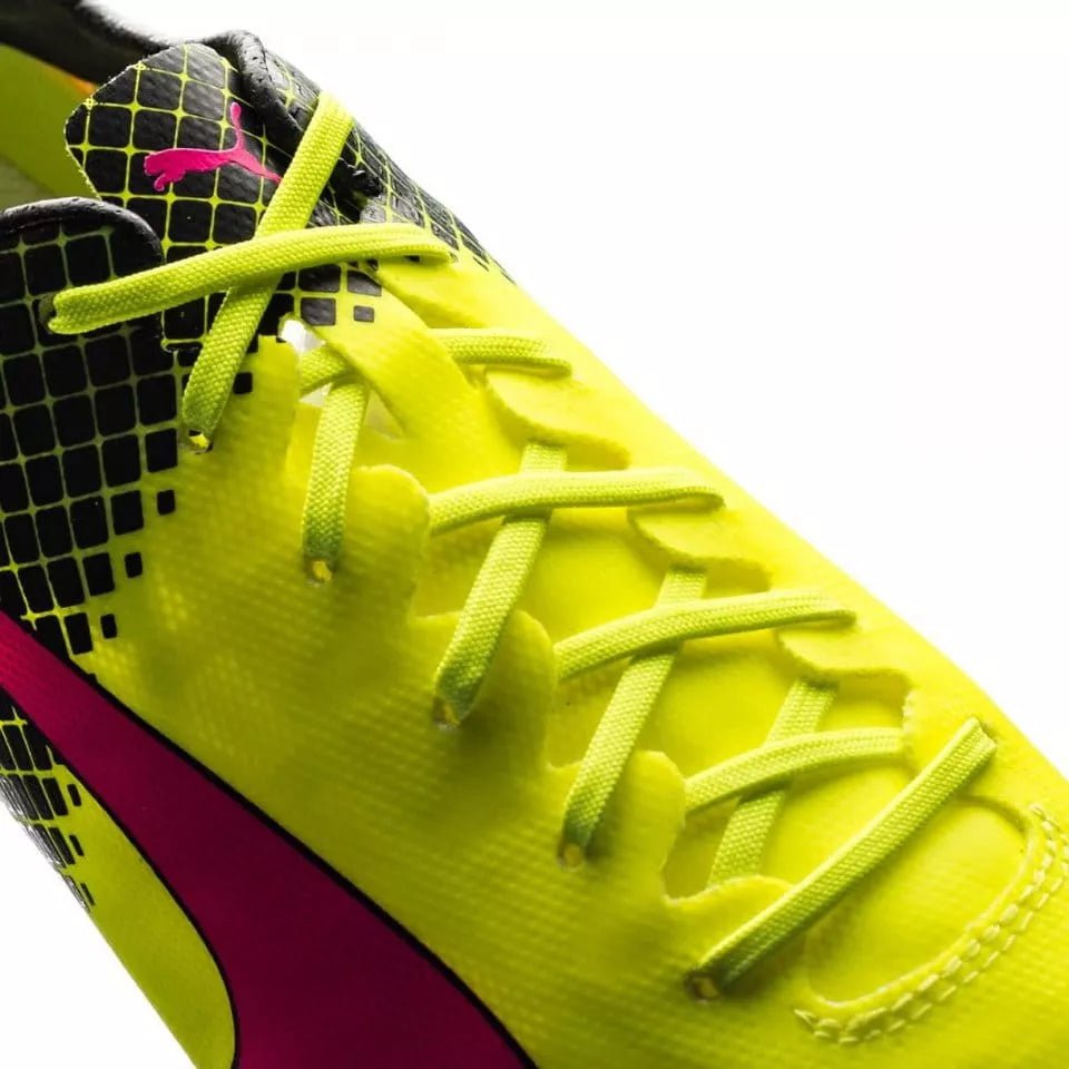 PUMA EvoSPEED SL II Tricks FG Firm Ground Soccer Cleats Pink Glo/Safety Yellow - Best Buy Soccer