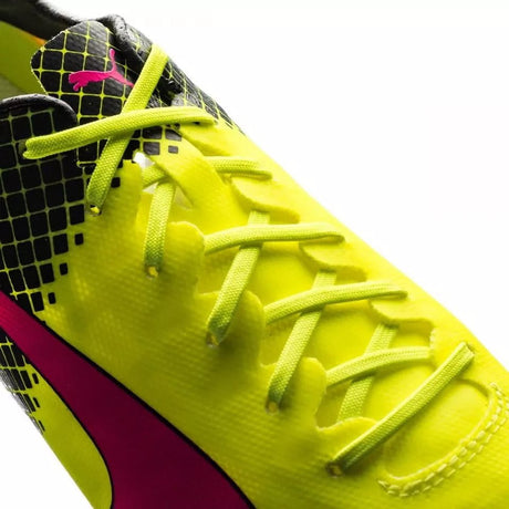 PUMA EvoSPEED SL II Tricks FG Firm Ground Soccer Cleats Pink Glo/Safety Yellow - Best Buy Soccer