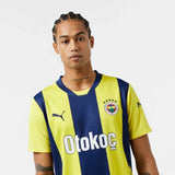 PUMA Fenerbahçe Home Jersey 24 - Yellow/Blue Violet - Best Buy Soccer