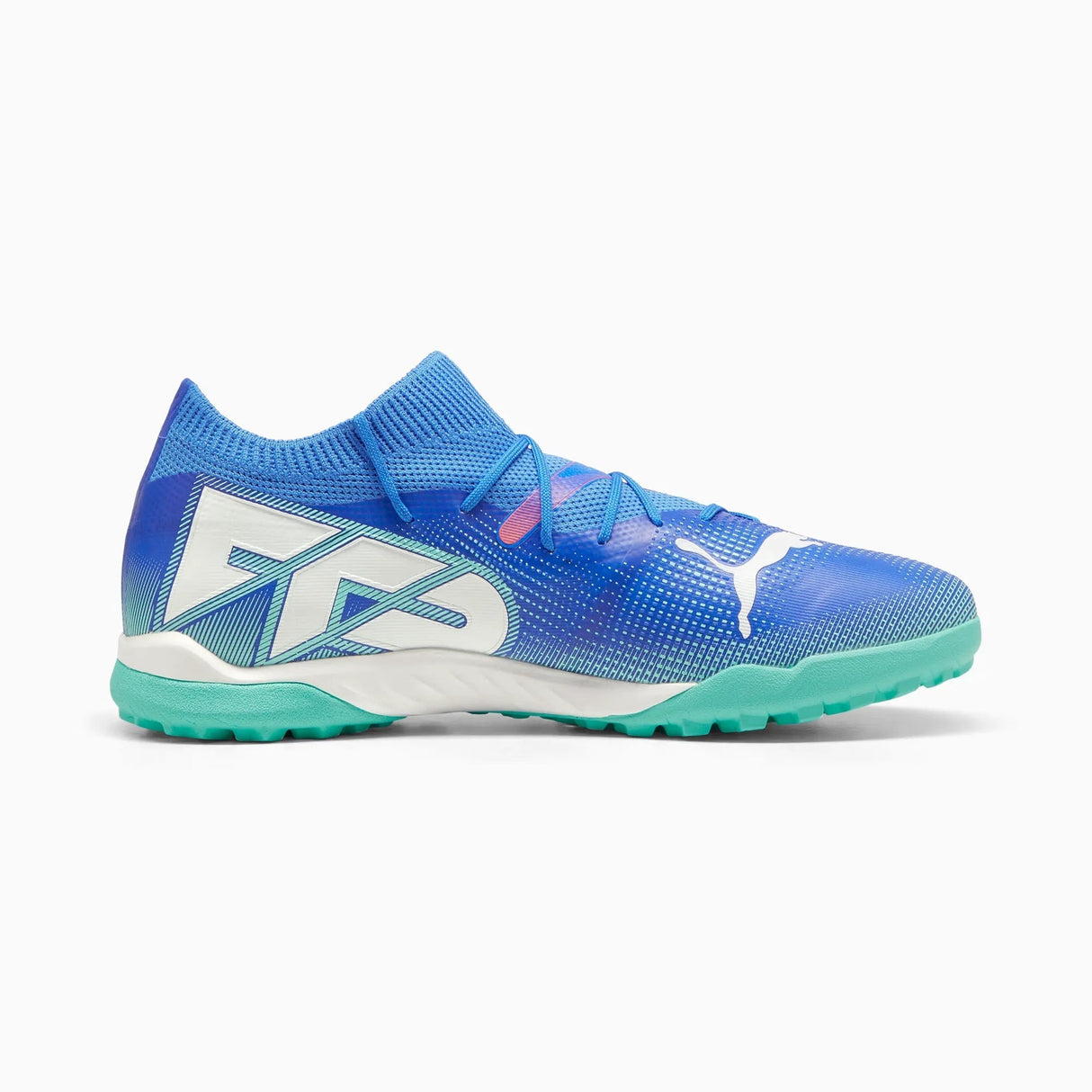 PUMA Future 7 Match TT Turf Soccer Cleats - Bluemazing/White/Electric Peppermint - Best Buy Soccer