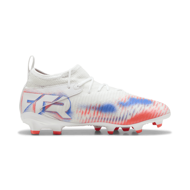 PUMA Future 8 Match FG/AG Firm/Multi - Ground Kids Soccer Cleats - White/Black - Best Buy Soccer
