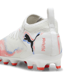 PUMA Future 8 Match FG/AG Firm/Multi - Ground Kids Soccer Cleats - White/Black - Best Buy Soccer