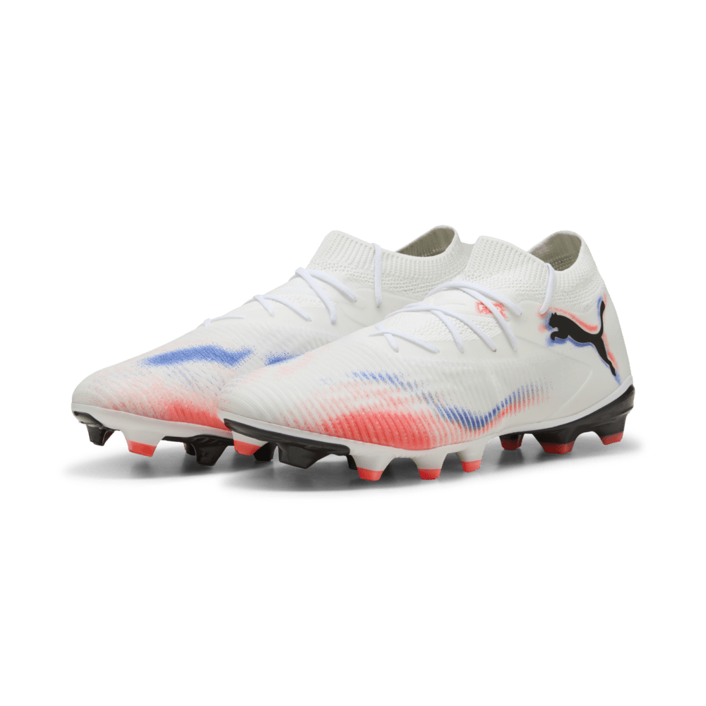 PUMA Future 8 Match FG/AG Firm/Multi - Ground Soccer Cleats - White/Black - Best Buy Soccer