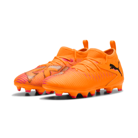 PUMA Future 8 Match FG/AG Youth Soccer Cleats - Orange/Black - Best Buy Soccer