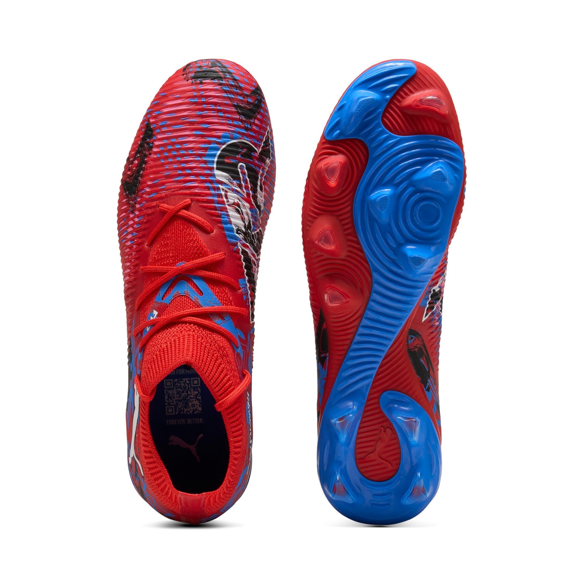 PUMA Future 8 Match Play Makers FG/AG Men's Soccer Cleats - Red/Black/Blue - Best Buy Soccer