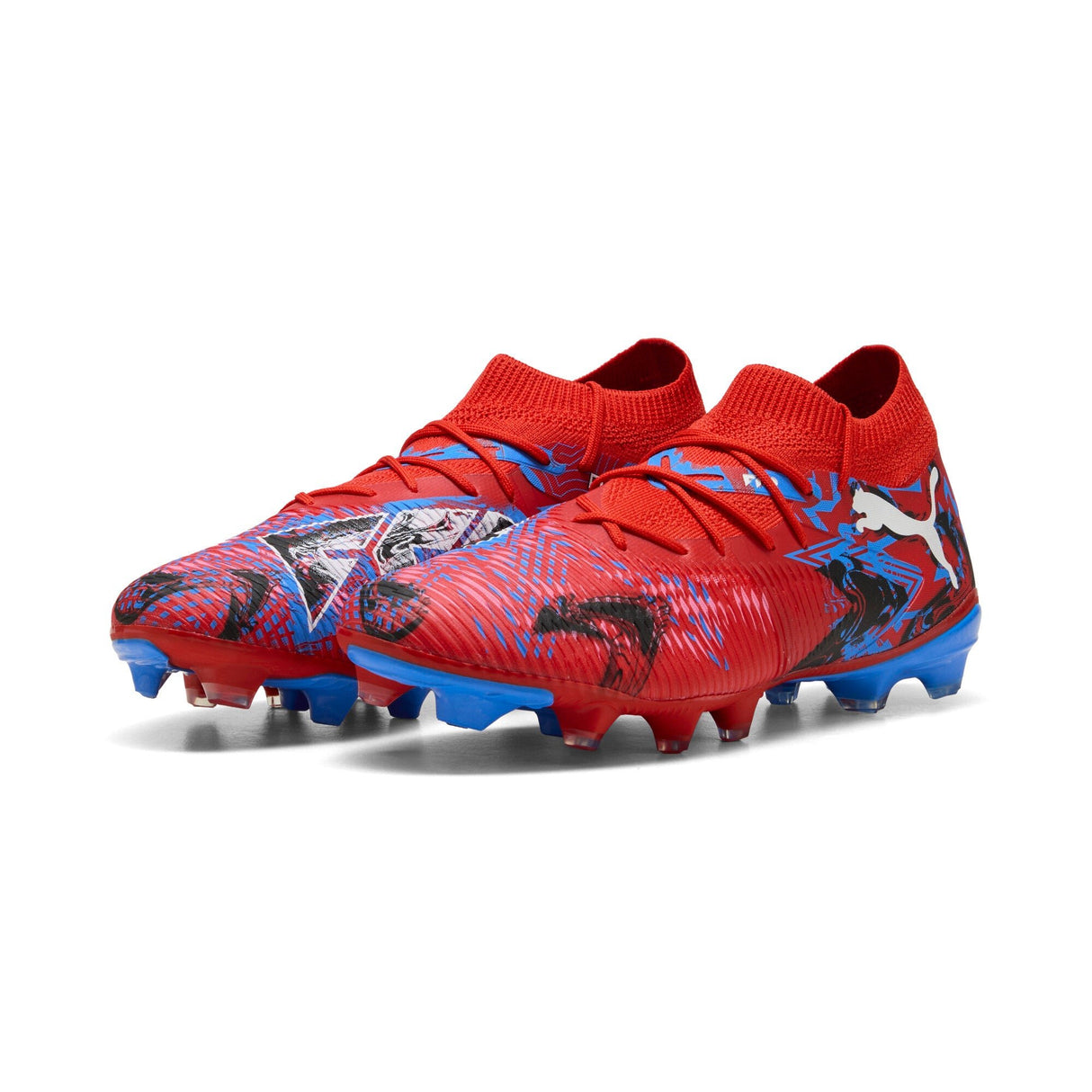 PUMA Future 8 Match Play Makers FG/AG Men's Soccer Cleats - Red/Black/Blue - Best Buy Soccer