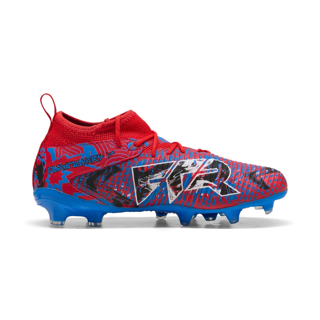 PUMA Future 8 Match Play Makers FG/AG Youth Soccer Cleats - Red/Black/Blue - Best Buy Soccer