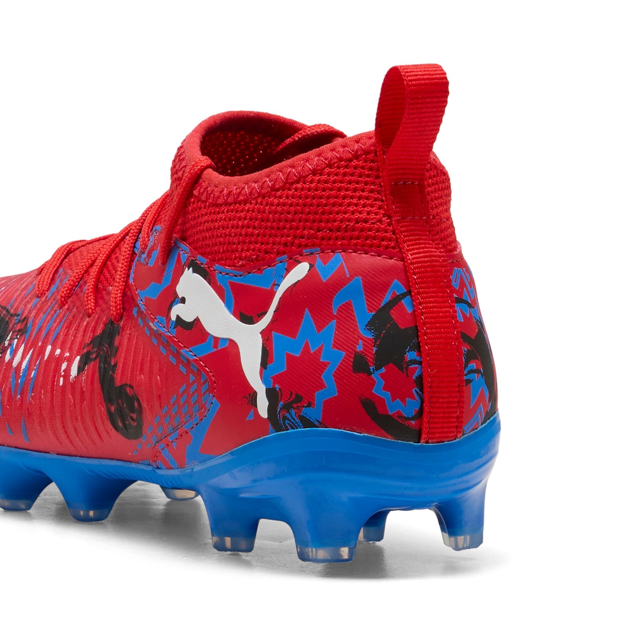 PUMA Future 8 Match Play Makers FG/AG Youth Soccer Cleats - Red/Black/Blue - Best Buy Soccer