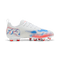 PUMA Future 8 Play FG/AG Youth Soccer Cleats - White/Black