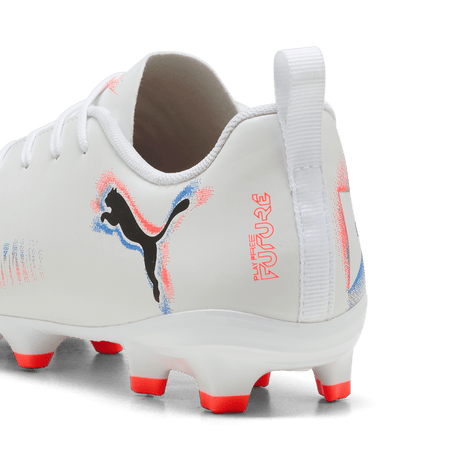 PUMA Future 8 Play FG/AG Firm/Multi - Ground Kids Soccer Cleats - White/Black - Best Buy Soccer