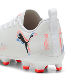 PUMA Future 8 Play FG/AG Firm/Multi - Ground Kids Soccer Cleats - White/Black - Best Buy Soccer