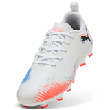 PUMA Future 8 Play FG/AG Firm/Multi - Ground Kids Soccer Cleats - White/Black - Best Buy Soccer