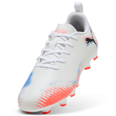 PUMA Future 8 Play FG/AG Firm/Multi - Ground Kids Soccer Cleats - White/Black - Best Buy Soccer