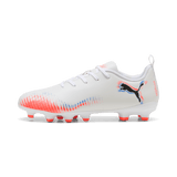 PUMA Future 8 Play FG/AG Firm/Multi - Ground Kids Soccer Cleats - White/Black - Best Buy Soccer