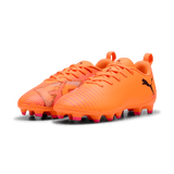 PUMA Future 8 Play FG/AG Youth Soccer Cleats - Orange/Black - Best Buy Soccer