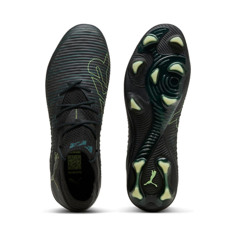 PUMA Future 8 Ultimate Firm Ground Soccer Cleats - Black/Green - Best Buy Soccer
