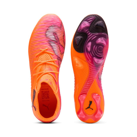 PUMA Future 8 Ultimate Low FG Men's Soccer Cleats - Orange/Black - Best Buy Soccer