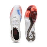 PUMA Future 8 Ultimate Low Firm Ground Soccer Cleats - White/Black - Best Buy Soccer