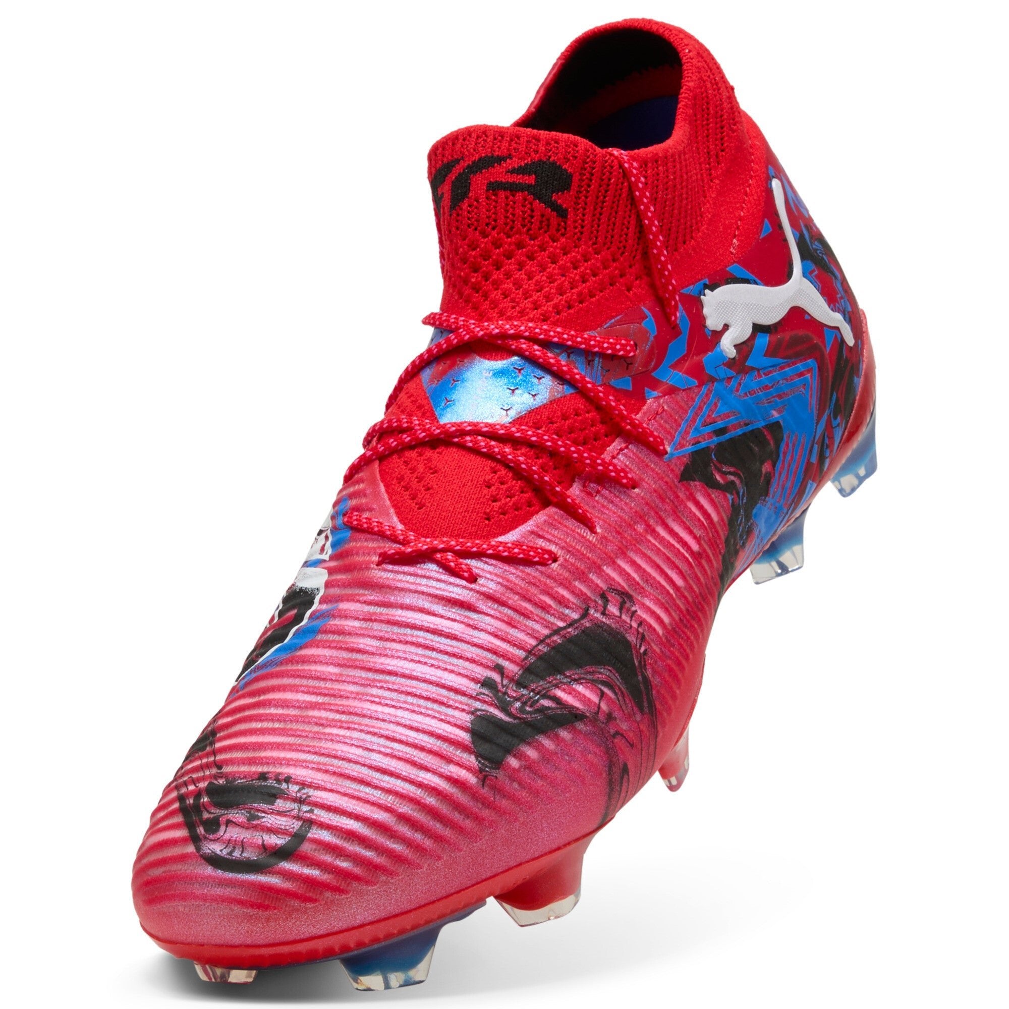 PUMA Future 8 Ultimate Play Makers FG Men's Soccer Cleats - Red/Black/Blue - Best Buy Soccer