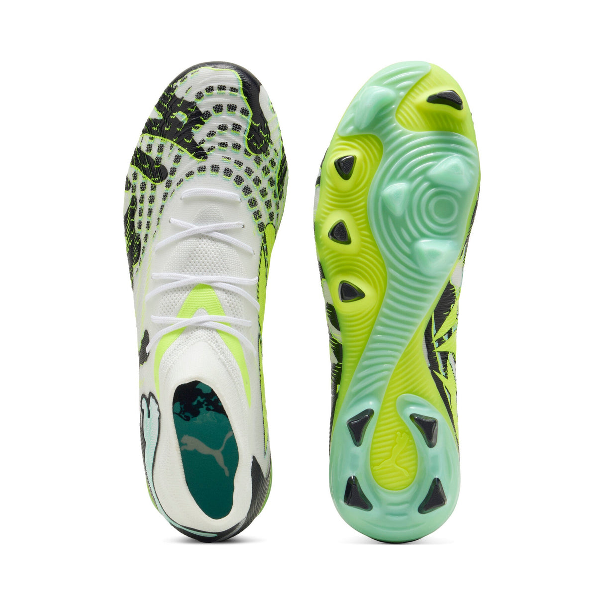 PUMA Future 9 Match Creativity FG/AG Firm Ground/Artificial Ground Men's Soccer Cleats - Yellow/White - Best Buy Soccer