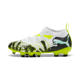 PUMA Future 9 Match Creativity FG/AG Firm Ground/Artificial Ground Youth Soccer Cleats - Yellow/White - Best Buy Soccer