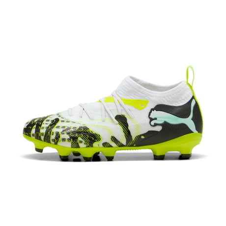 PUMA Future 9 Match Creativity FG/AG Firm Ground/Artificial Ground Youth Soccer Cleats - Yellow/White - Best Buy Soccer