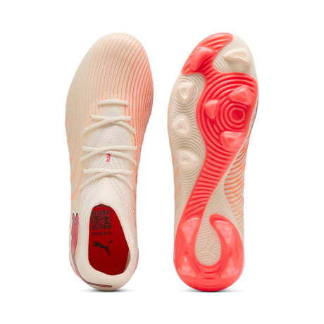 PUMA Future 9 Match FG/AG Firm Ground/Artificial Ground Mne's Soccer Cleats - White/Red - Best Buy Soccer