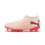 PUMA Future 9 Match FG/AG Firm Ground/Artificial Ground Youth Soccer Cleats - White/Red - Best Buy Soccer