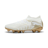 PUMA Future 9 Match FG/AG Firm/Multi-Ground Men's Soccer Cleats - White/Gold/Black - Best Buy Soccer