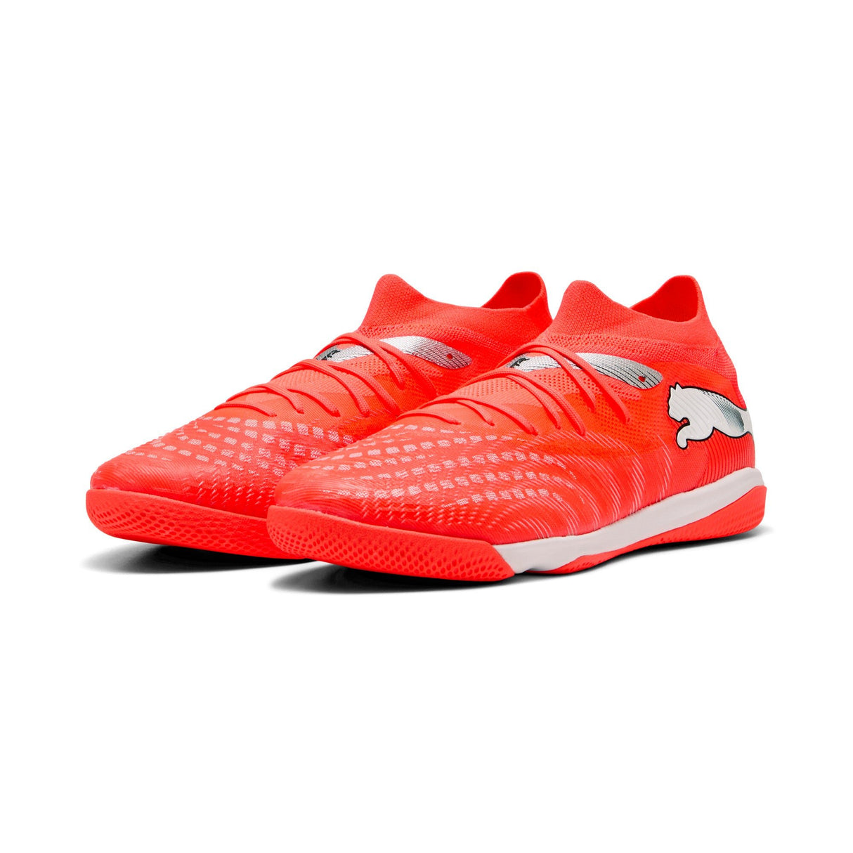 PUMA Future 9 Match IT Indoor Men's Soccer Shoes - Red/White/Black - Best Buy Soccer
