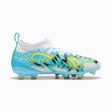 PUMA Future 9 Match Playmaker FG/AG Firm Ground/Artificial Ground Youth Soccer Cleats - White/Blue - Best Buy Soccer