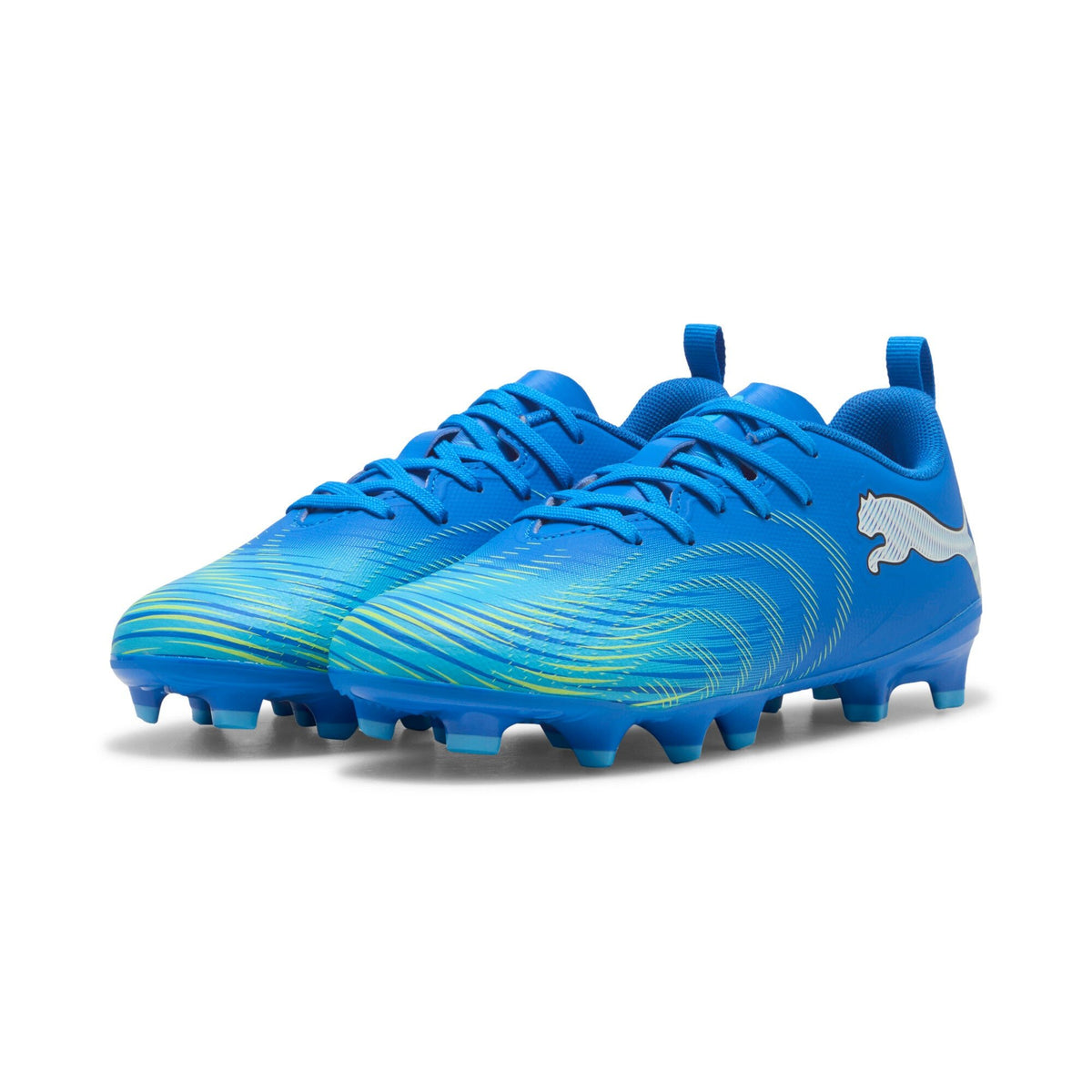 PUMA Future 9 Play FG/AG Firm Ground/Artificial Ground Youth Soccer Cleats - Blue/White - Best Buy Soccer