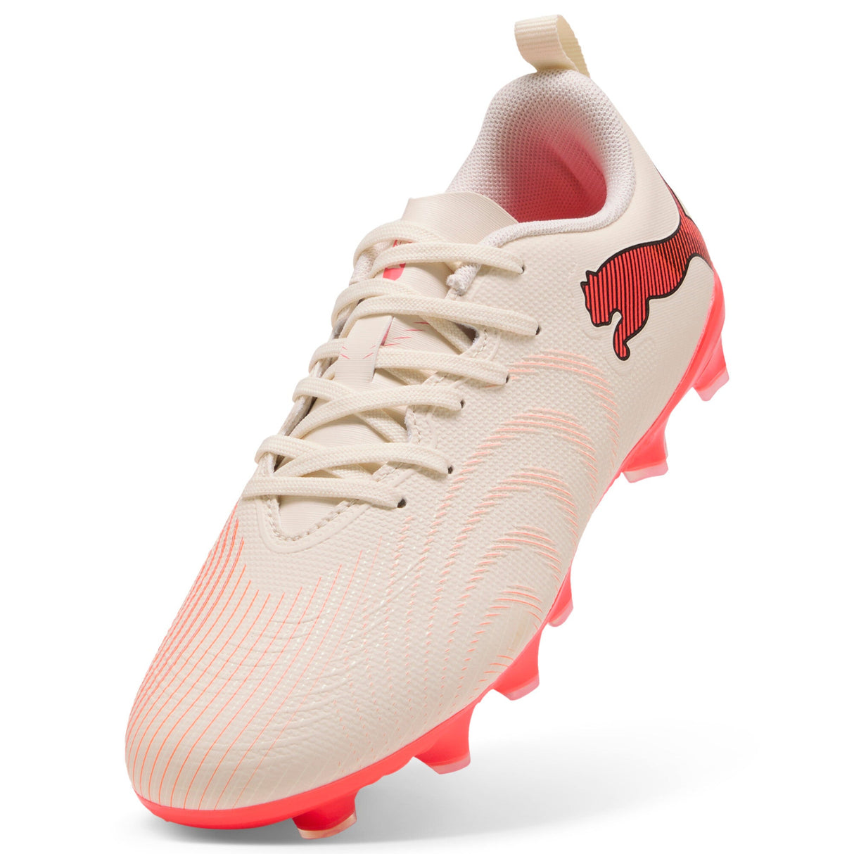PUMA Future 9 Play FG/AG Firm Ground/Artificial Ground Youth Soccer Cleats - White/Red - Best Buy Soccer